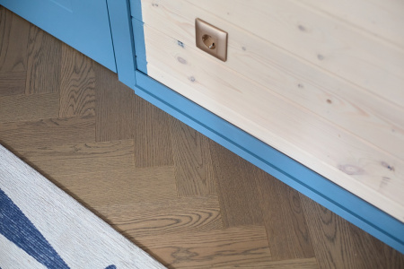 Кварцевый паркет Quartz Parquet Штучный паркет Дуб Конго 44-1258-54 5/0,6 мм